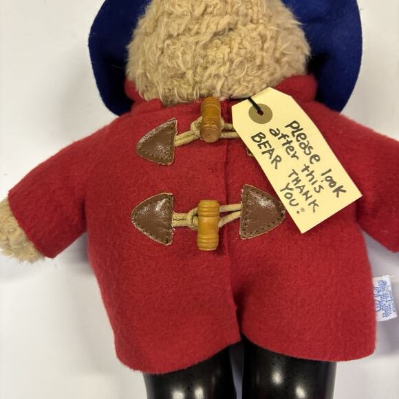 Paddington Bear 14" Plush Doll Eden Vintage. New With Tags. Clean. Looks Great. - Picture 5 of 16